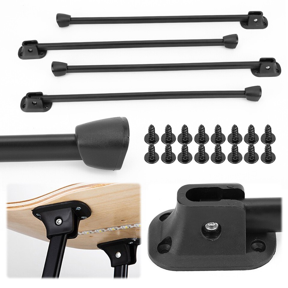 A 4Pcs Camping Table Leg Camping Folding Legs Coffee Table Legs for