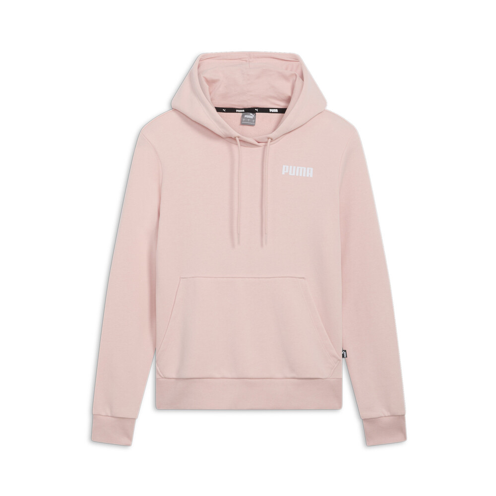 Puma Essential Маленький пуловер с капюшоном Женская розовая повседневная верхняя одежда 67134166