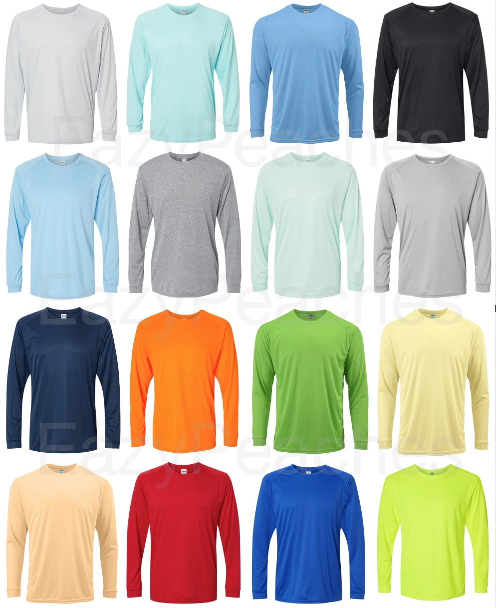 Paragon Men's Long Sleeve Fishing Boat T-Shirt UPF 50+ Tee UV Protection