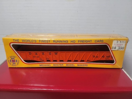 Góndola naranja escala HO Mehano D&RGW 50' #5682 SELLADA DE FÁBRICA | Zustand: New