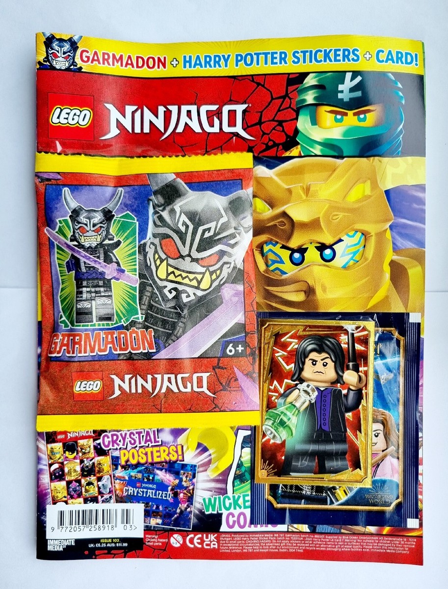 NEW LEGO NINJAGO MAGAZINE WITH EXCULSIVE GARMADON MINIFIGURE NEW