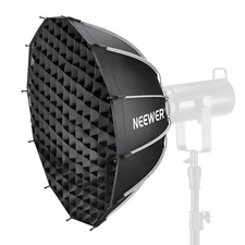 NEEWER 65cm Bowens Mount Parabolic Softbox Dodecagon with Diffusers/Grid/Bag