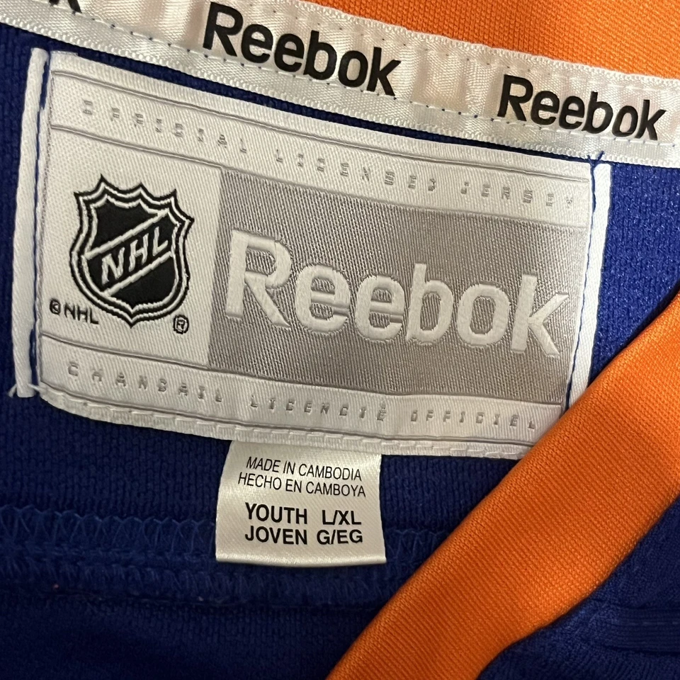 New York Islanders Jersey Vintage Tavares NHL Youth XL Reebok Retro CCM Hockey - Image 4 of 4