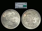 1912 Barber Dime graded PCGS AU58 with CAC!