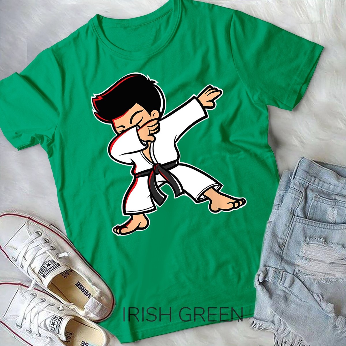 Dabbing Karate Boy T-Shirts: Dabbing Karate Boy Funny Shirt Dabbing Karate Boy T-Shirts: Dabbing Karate Boy Funny Shirt