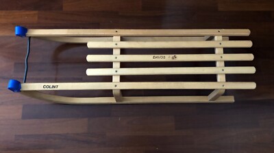 COLINT wooden sled Davos 100 cm. Children's Sled - NEW!
