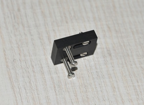 Adaptador/Slider/Mounting Soporte Para Lenco L70 Headshell - Ebony Wood - Nuevo - Imagen 3 de 4