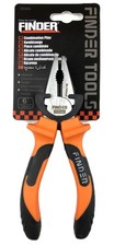 Finder 150mm 6" Combination Pliers – Chrome Vanadium Steel Heavy Duty TPR Handle