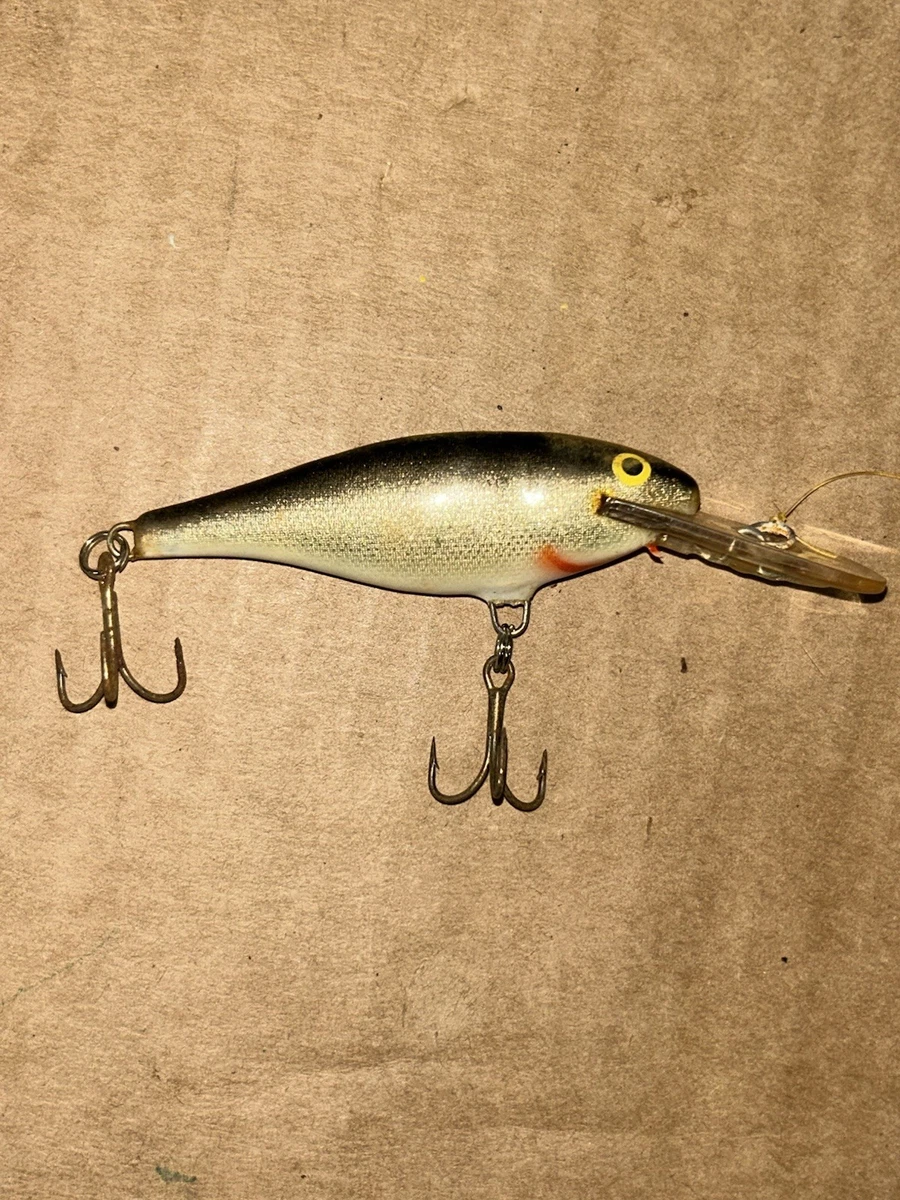 Leurre Vintage Rapala SR-7 S Shad Rap Balsa - Neuf De Stock Avec Boîte
