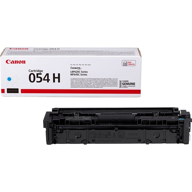 Canon 054 H High Yield Toner Cartridge Cyan