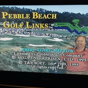 Pebble Beach Golf Links Sega Saturn 1995 Disc Only Tested