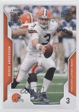 2008 Upper Deck Draft Edition Derek Anderson #125 0a1