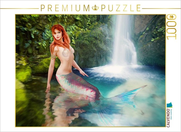 Calvendo Puzzle Next To The Waterfall | 1000 Pieces, Finished Size 25.2 × 18.9 I-image