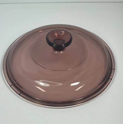 CRANBERRY Pyrex Replacement Lid V-2.5-C for 2.5L Corning Vision Pot - 8-1/2"