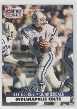1991 Pro Set Jeff George #177 09o4