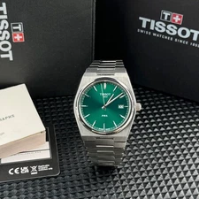TISSOT PRX Swiss Quartz Green Dial Men's Watch 40mm T137.410.11.091.00