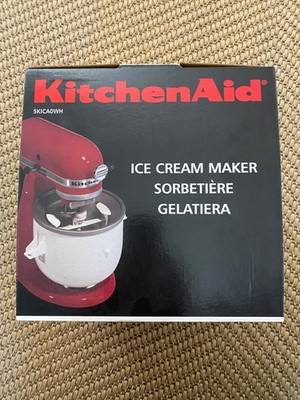 KitchenAid Eisbereiter Ice Cream Maker 5KICA0WH - Sehr guter Zustand