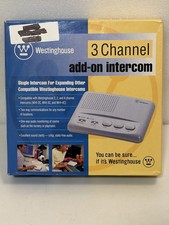 WESTINGHOUSE 3-CHANNEL Add-On Intercom Whi-3S NEW IN BOX