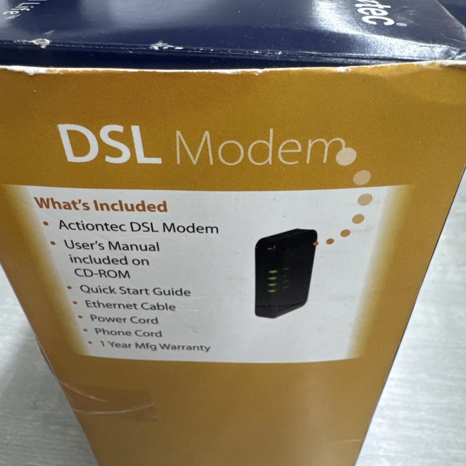 Actiontec GT701D 1-Port 10/100 Wired Router (GEU003AD3B-01) - Image 4 of 4