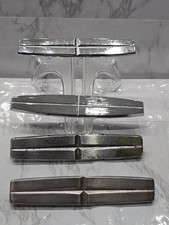 1960s Vintage Oem Car Emblem Chrome Metal Logo Fender Ford Trim Lot Panel Piece 1960s Vintage Oem Car Emblem Chrome Metal Logo Fender Ford Trim Lot Panel Piece