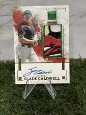 2025 Panini Impeccable #EJA-SC Slade Caldwell Elegance Patch Auto FOTL /4