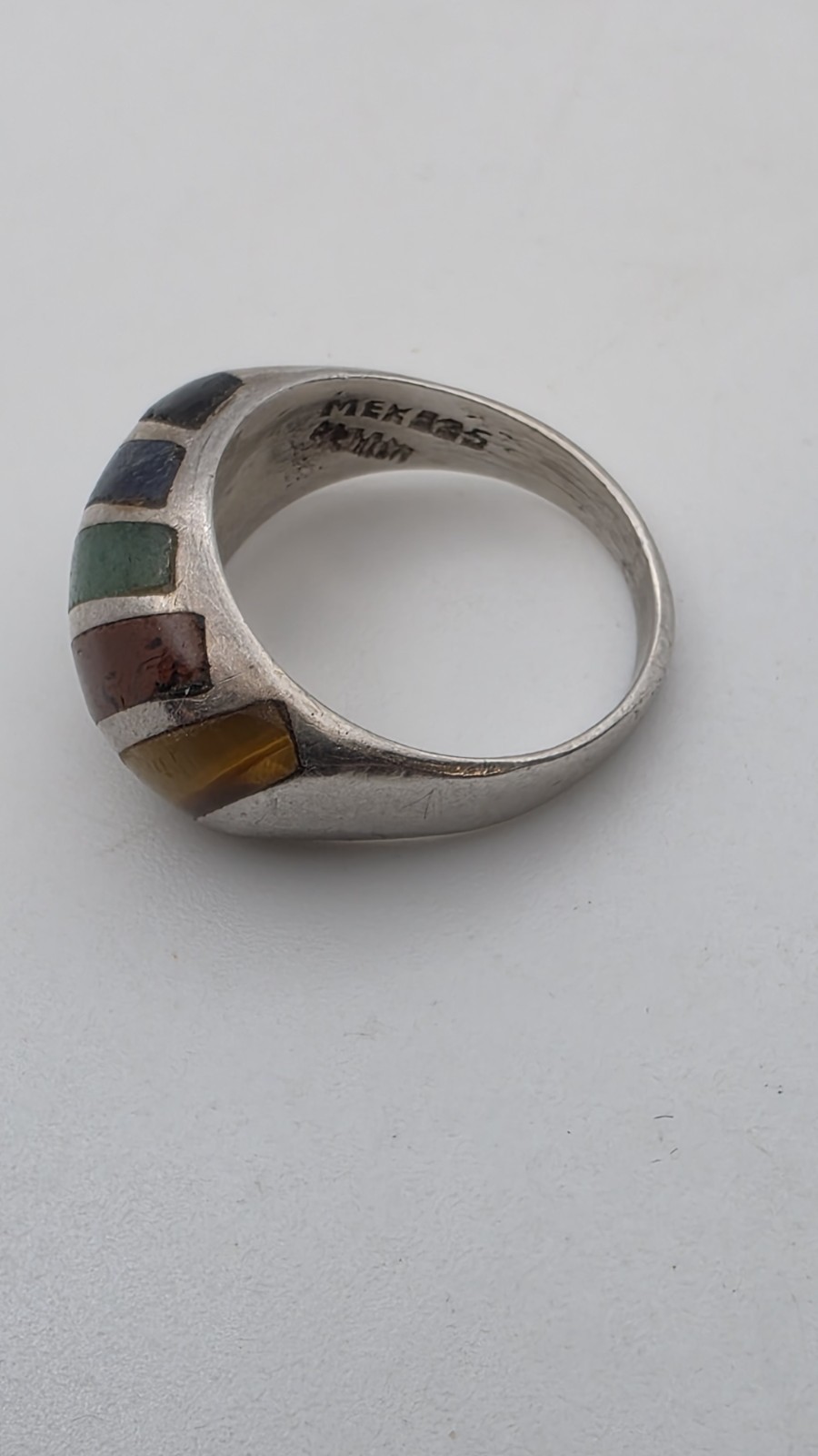 Sterling Silver 925 Ring Multi-Stone Ring Size 8.… - image 10