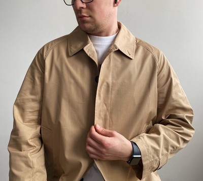 United Arrows Green Label Relaxing Men's Tokyo Beige Coat Size M