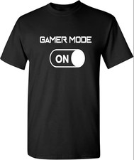 Gamer Mode On Video Game Graphics Gaming Tees Gift Unisex Size S-4XL