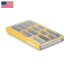 Plano Edge 3700 Premium Tackle Utility Gray And Yellow Stackable Organizers