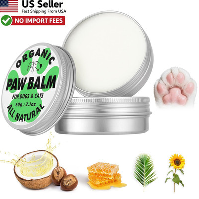 Dog Paw Balm & Nose Balm 2.1oz Lick-Safe All-Natural Organic Coconut Oil FROM US