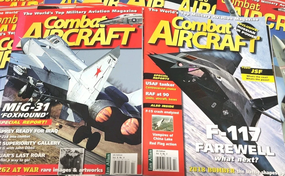 24xCombat Aircraft Magazines Lot 2000-2008 World's Top Military Aviation Magazin - Image 3 of 4