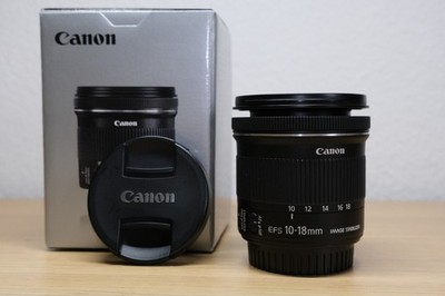 Canon EF-S 10-18 mm F/4.5-5.6 IS STM Objektiv in OVP sehr guter Zustand
