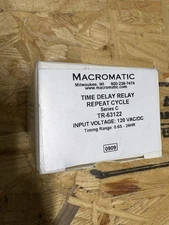 Macromatic TR-63122 Time Delay Relay, Repeat Cycle. 120VAC/DC.