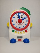 Playskool Teachin' Time Talking Clock Toy Digital and Dial 1995 PS-725