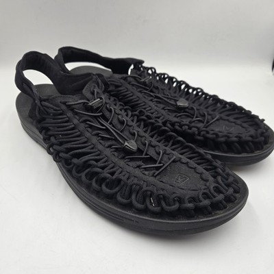 Size 14 Men's KEEN Uneek Sandals 1028325 Black
