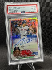 2023 Topps Chrome Logofractor Edition - Autographs Rafael Devers #RCA-RD (AU)