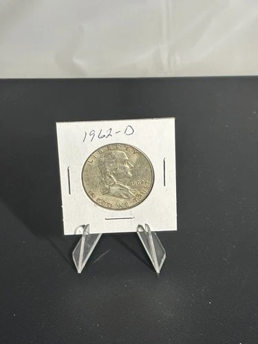 1962-D Franklin Half Dollar 90% Silver | VF/XF | Denver Mint | C3Collectables