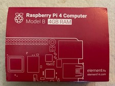 Raspberry Pi Computer Model B 4GB RAM Kit W/ Clear Case And USB C power Supply