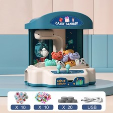 Mini Claw Machine Toy Grabber Coin Operated Capsule Game for Kids Home Gift