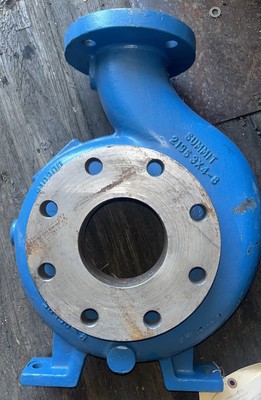 Summit 2196 3x4-8 Iron Centrifugal Pump Casing Replaces Case 2196MTO 3X4-8.  YRC