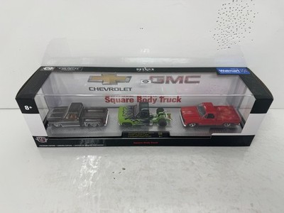 M2 Machines Square Body Truck Chevrolet GMC 3 Truck Set 1:64