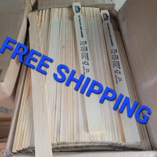 Paint Mixing Sticks Heavy-Duty Wood Craft Stick 5 Gallon size 200 pieces!