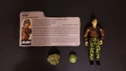 Vintage G.I. Joe Commander Hawk 3.75" Action Figure W/ File Card & Accessories