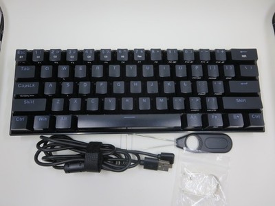 AS IS! Redragon K530RGB Draconic 60% Bluetooth Mechanical Keyboard - NOT WORKING