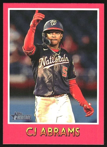2024 Topps Heritage Baseball '75 Baseball Sensations #75BS9 CJ Abrams
