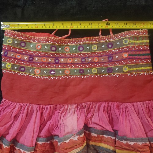 Hand made vintage banjara skirt,embroidered skirt,collectible tribal ethnic... - Picture 5 of 7