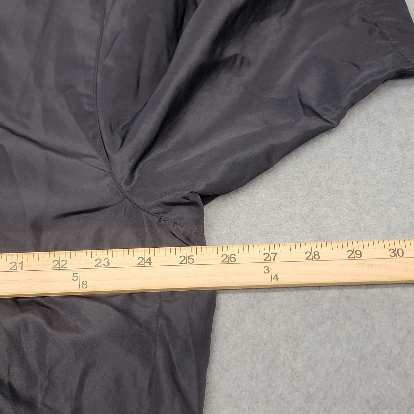 Footjoy Dryjoys Jacket Mens L Black 1/2 Zip Snap Short Sleeve Golf Windbreaker