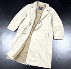 Vintage Men's BURBERRY Beige Classic Casual Cotton Trench Coat Size 50 Long