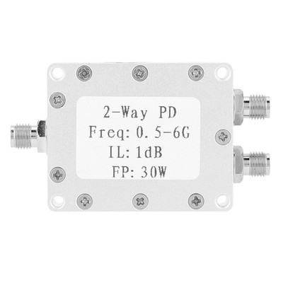 0.5-6GHz 30W RF Power Splitter 2-Way Power Divider Signal Power Splitter WT