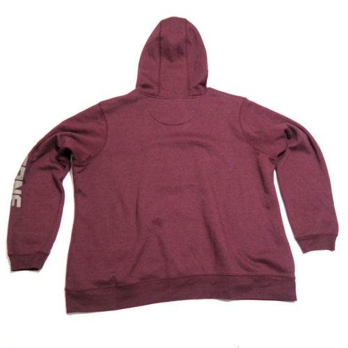 Berne Signature Sleeve Fleece Hoodie Pullover Sweater Womens 2XL Cabernet WSP401 - Picture 2 of 11